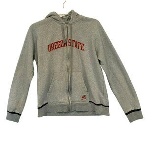 Nike Youth Sweatshirt Oregon State Beavers Hooded Sz XL in Gray Embroidered Logo